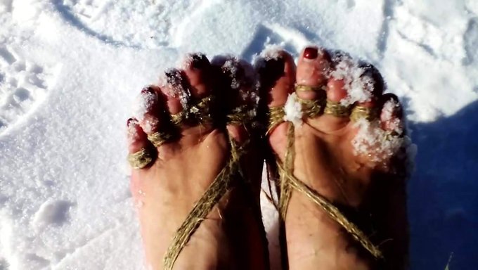 Bdsm In The Snow With Snow Snow